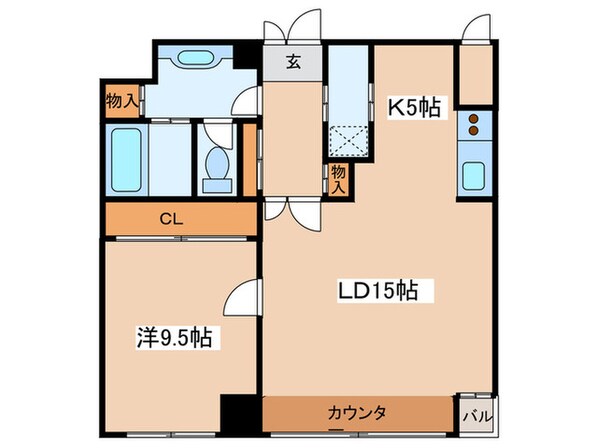 フェアフィールド中島公園の物件間取画像